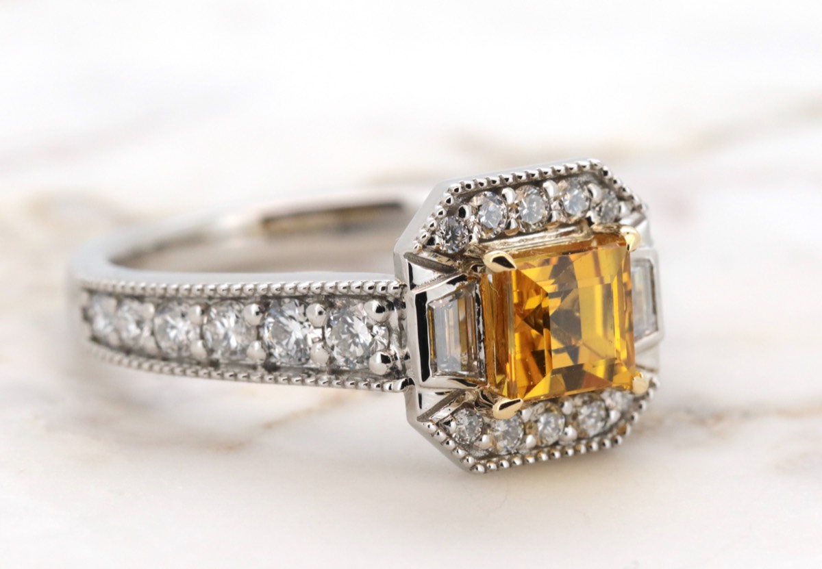 Custom engagement rings